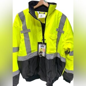 Radians SJ110B-3ZGS-2X Industrial Safety Jacket, Multicolor, 2XL